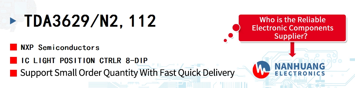 TDA3629/N2,112 NXP IC LIGHT POSITION CTRLR 8-DIP