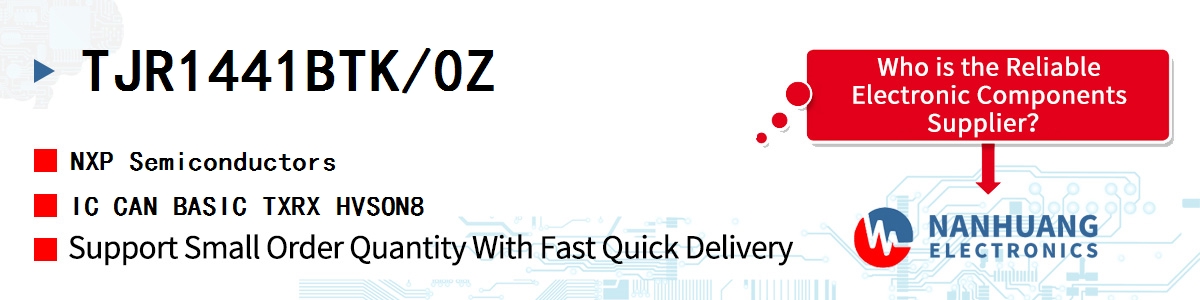 TJR1441BTK/0Z NXP IC CAN BASIC TXRX HVSON8