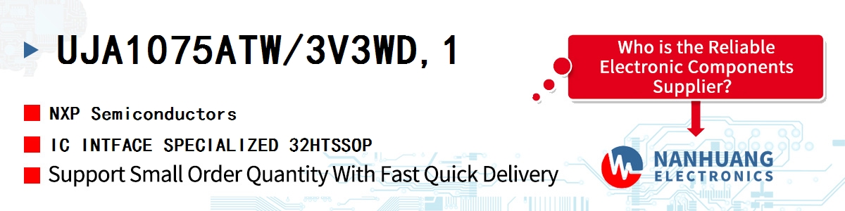 UJA1075ATW/3V3WD,1 NXP IC INTFACE SPECIALIZED 32HTSSOP