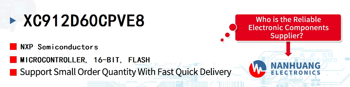 XC912D60CPVE8 NXP MICROCONTROLLER, 16-BIT, FLASH